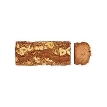 B&b banana bread with hazelnut
