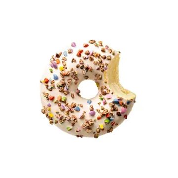 Happy donut crushed candy white 4250839