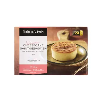 Taart san sebastian cheesecake 1500gr