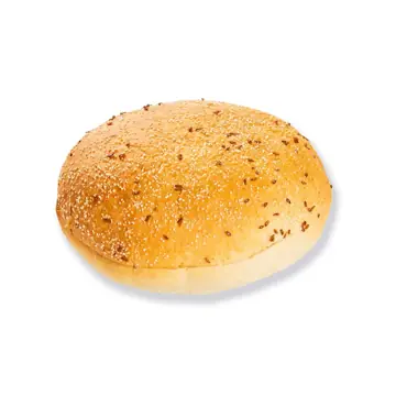 Pastridor spicy entrecôte burger op een steakhouse hamburger bun