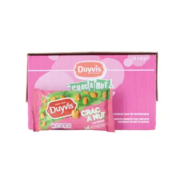Duyvis display crac-a-nut paprika 20x45gr