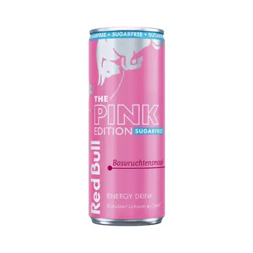 Red bull sugarfree pink edition 25cl can 12st