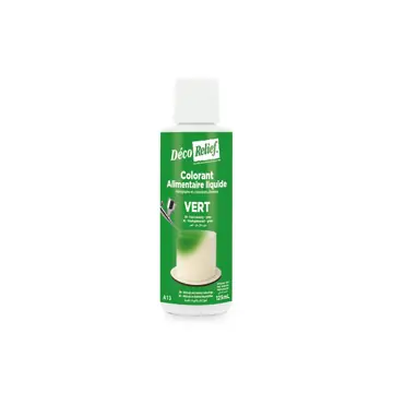 Déco relief vloeibaar eetbaar kleurstof vert (groen) 125ml