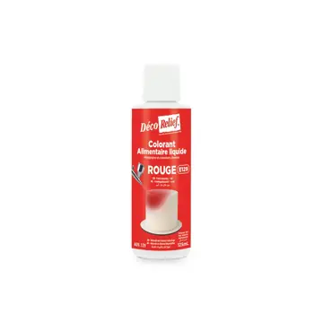 Déco relief vloeibaar voedsel kleurstof rouge e129 (rood) 125ml