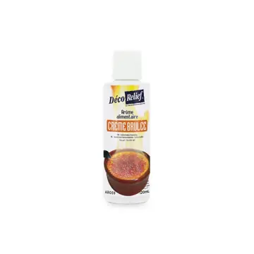 Déco relief vloeibaar eetbaar kleurstof creme brulee 125ml
