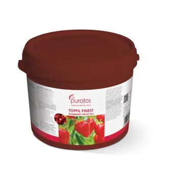 Puratos topfil strawberry pieces 70% fruit filling