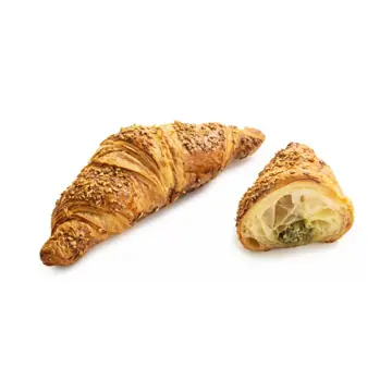 Kb266 pistache croissant gevuld (doos 48x80g)