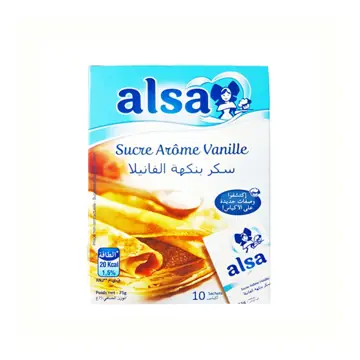 Alsa sucre vanille 10 x 7.5 gr