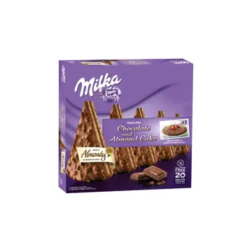 Almondy taart almond chocolat milka 980g