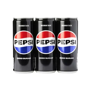 Pepsi max 4x6x33cl sleek can